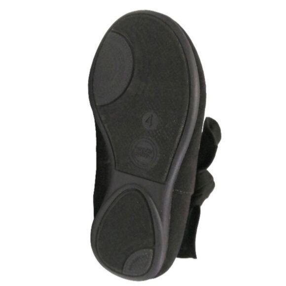Wonder Nation Infant Black Side Zip Slouch Boots With Bow Detail Size 3 - Picture 10 of 10